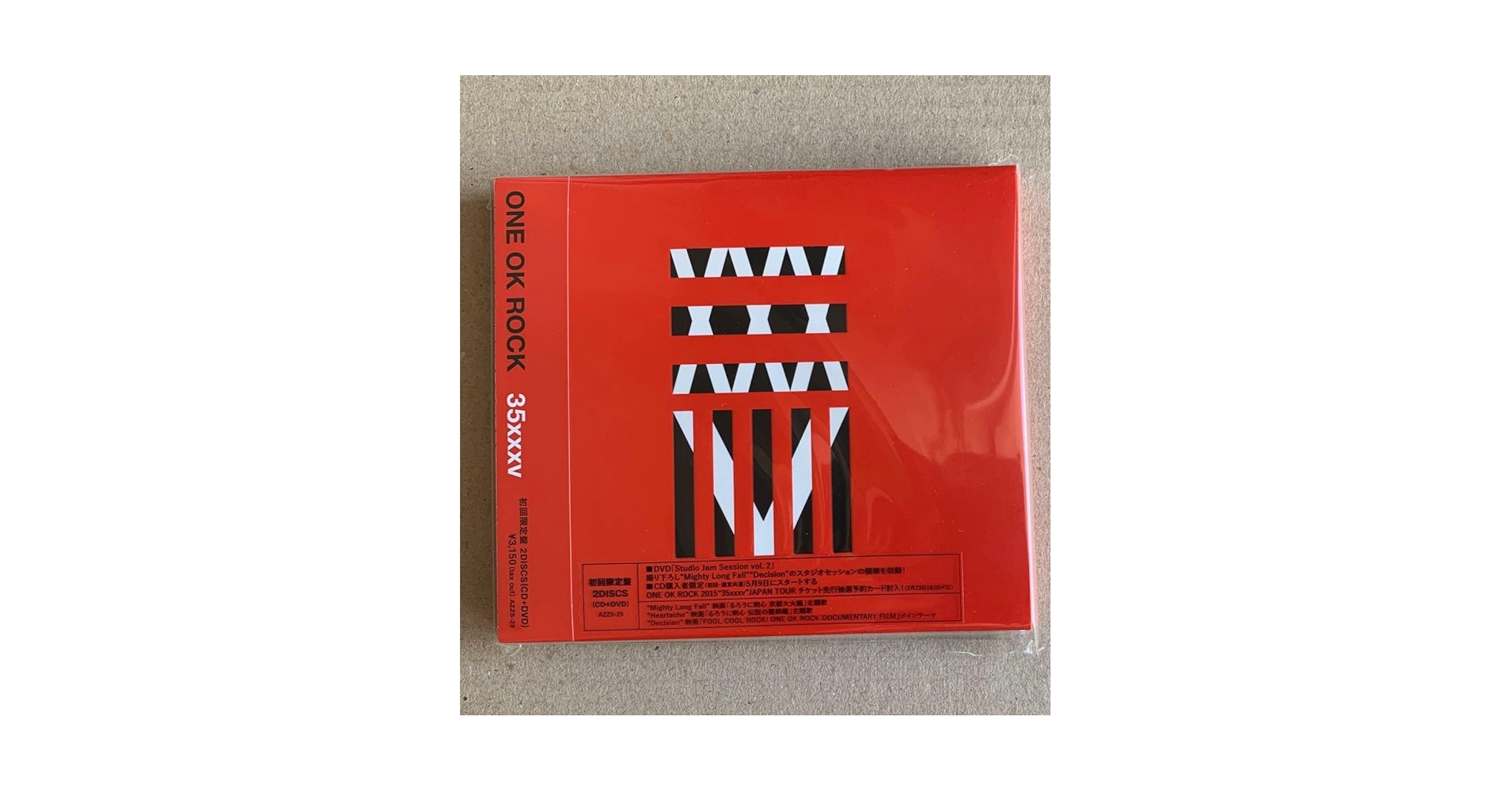 Amazon.co.jp: 35xxxv 初回限定盤 ONE OK ROCK ワンオク : おもちゃ